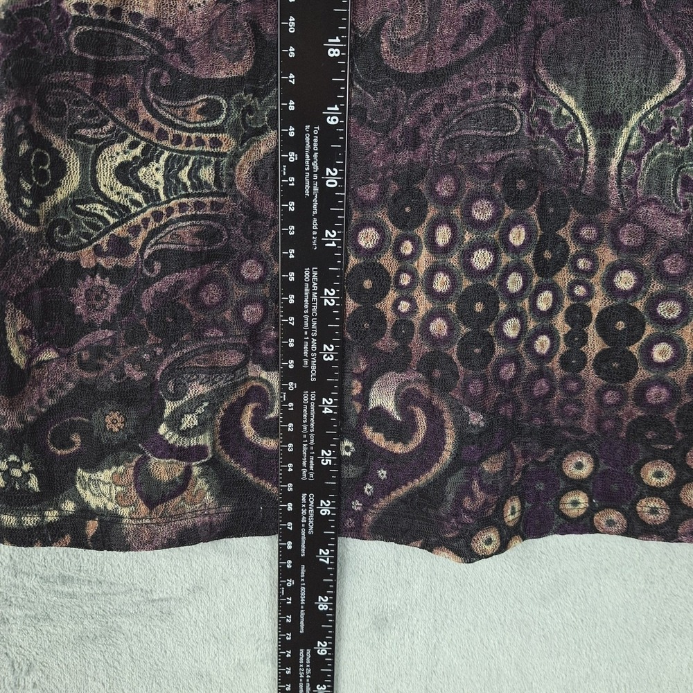 Vintage Womens Top Large Babydoll‎ Y2K Ruffle Whimsigoth Fairy Grunge Patchwork - Picture 5 of 8